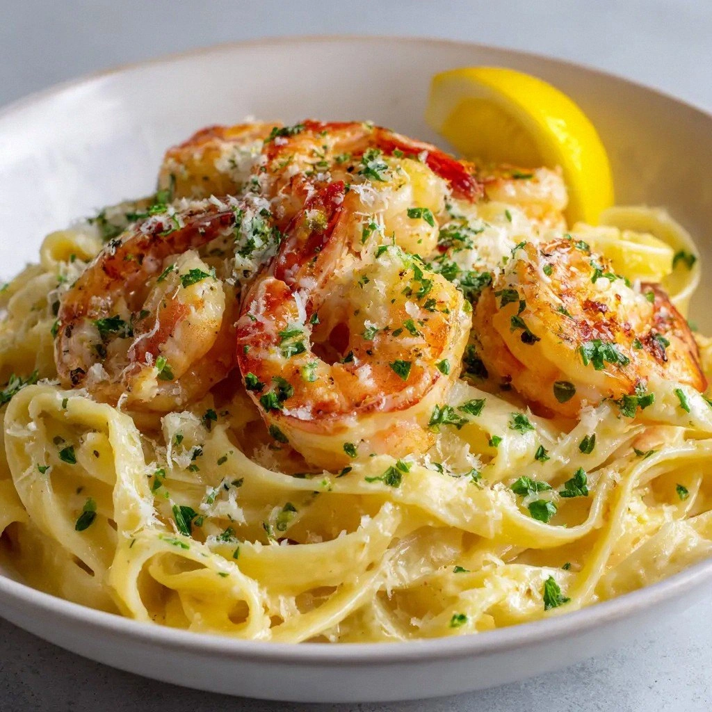 Lemon Garlic Shrimp Pasta: A 3