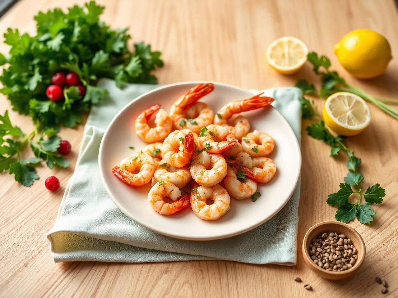 Lemon Garlic Shrimp