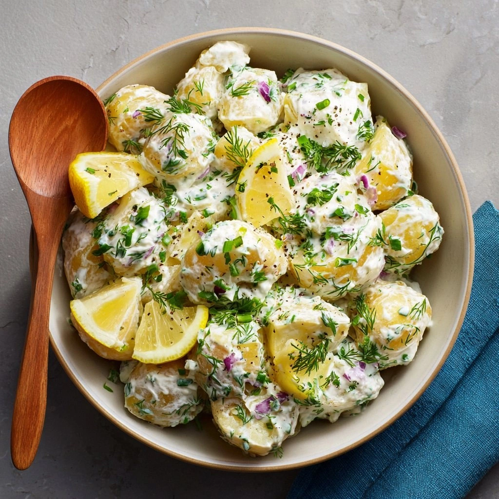 Lemon Herb Greek Yogurt Potato