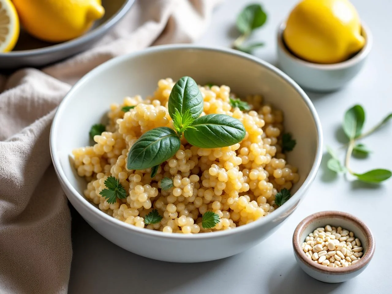Lemon Herb Quinoa Salad
