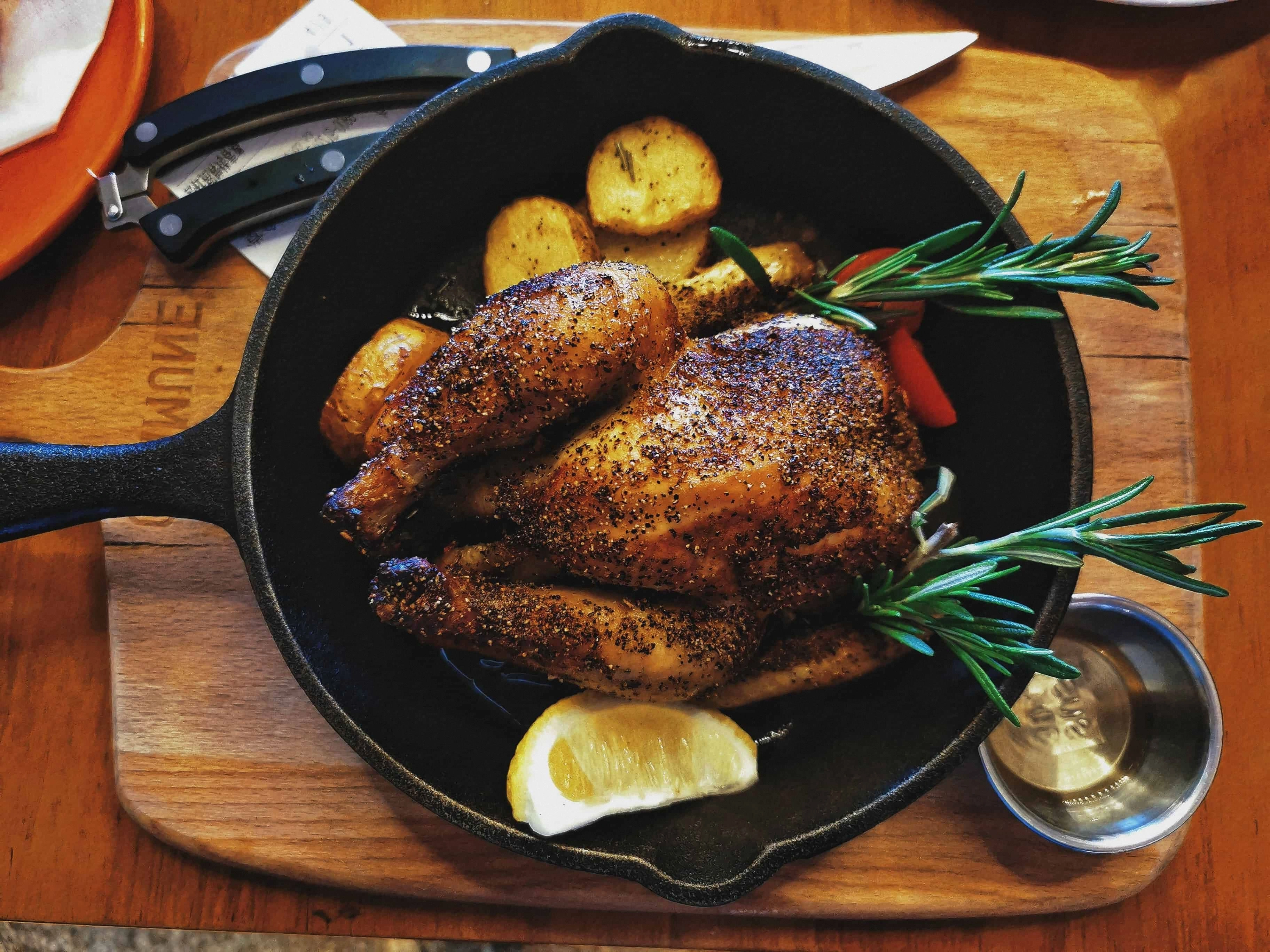 Lemon Herb Roasted Whole Chick