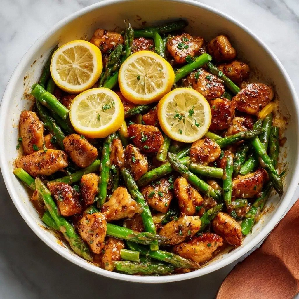 Lemon Pepper Chicken and Aspar