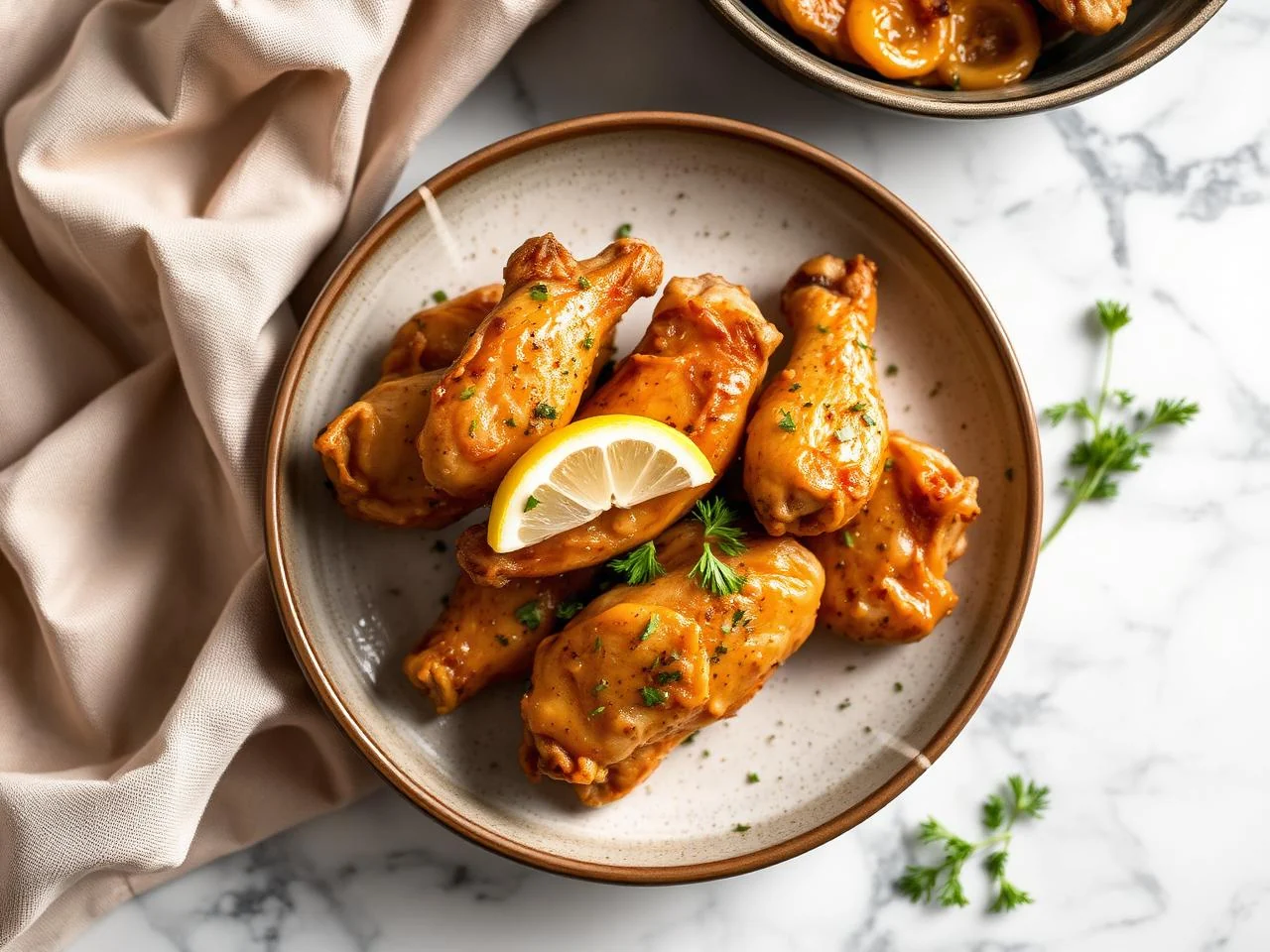 Lemon Pepper Chicken Wings