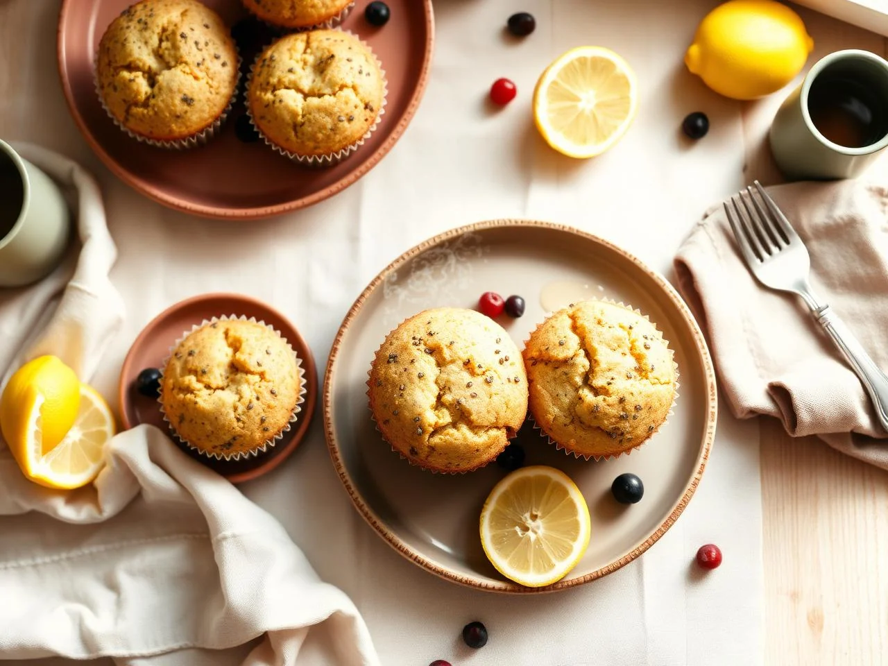 Lemon Poppy Seed Muffins