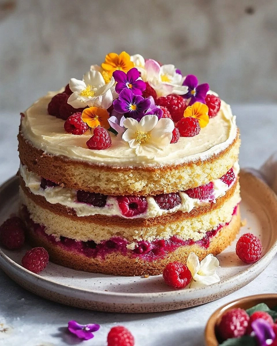 Lemon Raspberry Cake