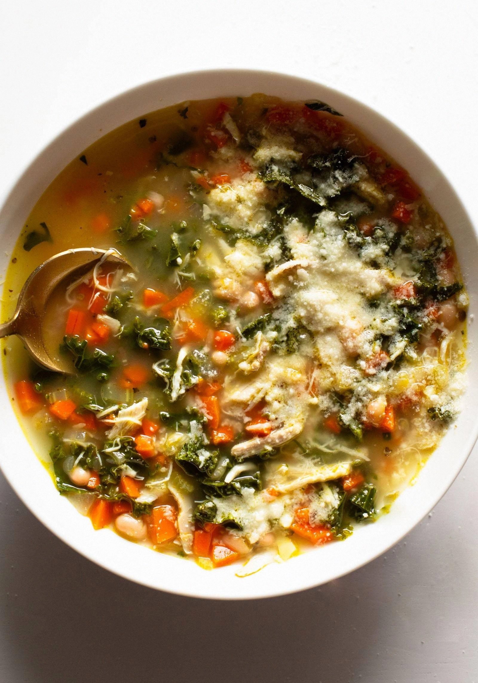 Lemon Rosemary Chicken Soup