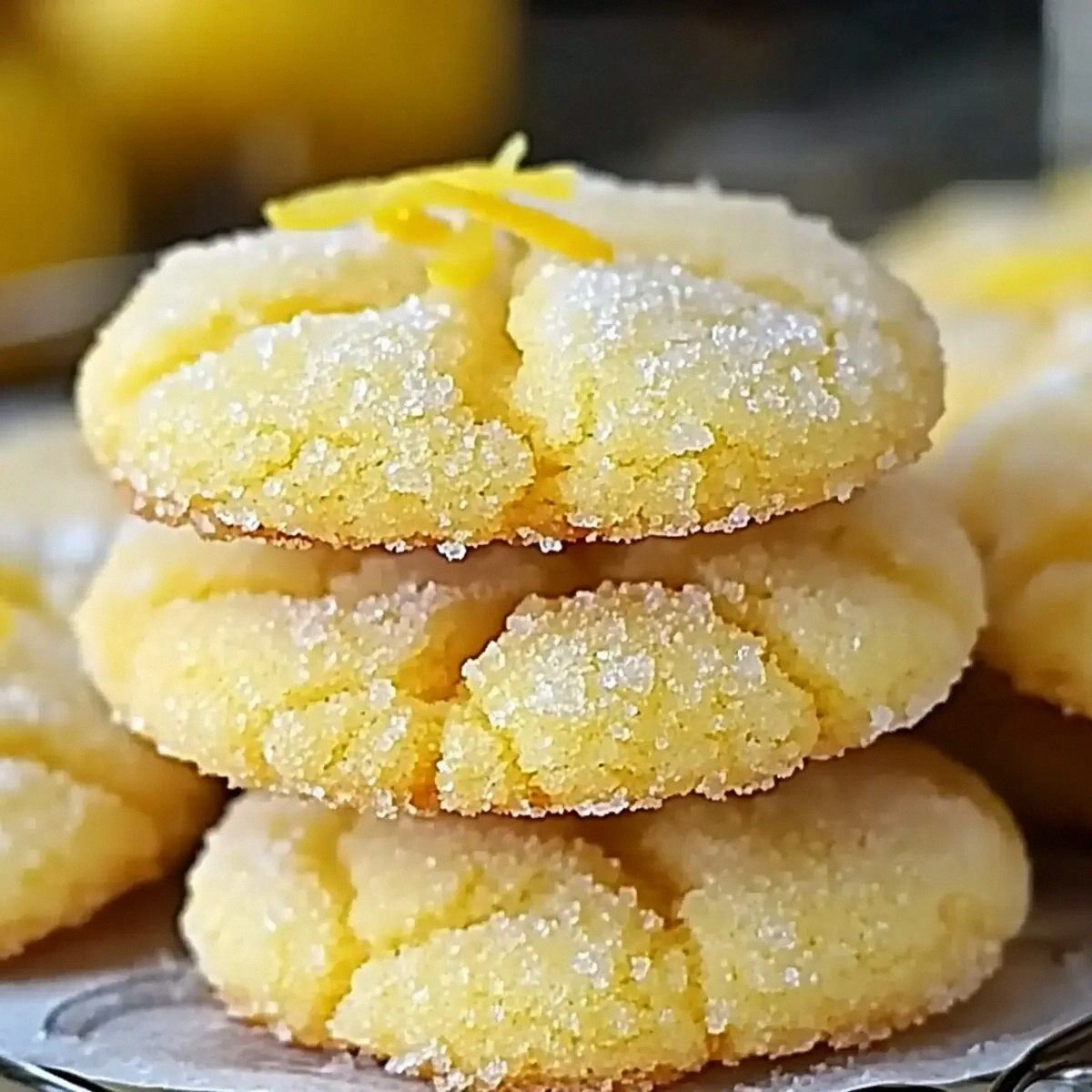 Lemon Sugar Cookies That Brigh