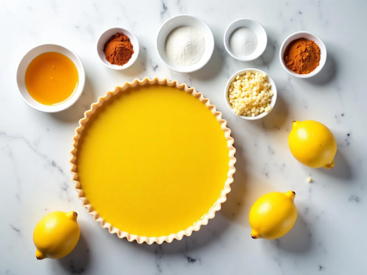 Ingredients for Lemon Tart