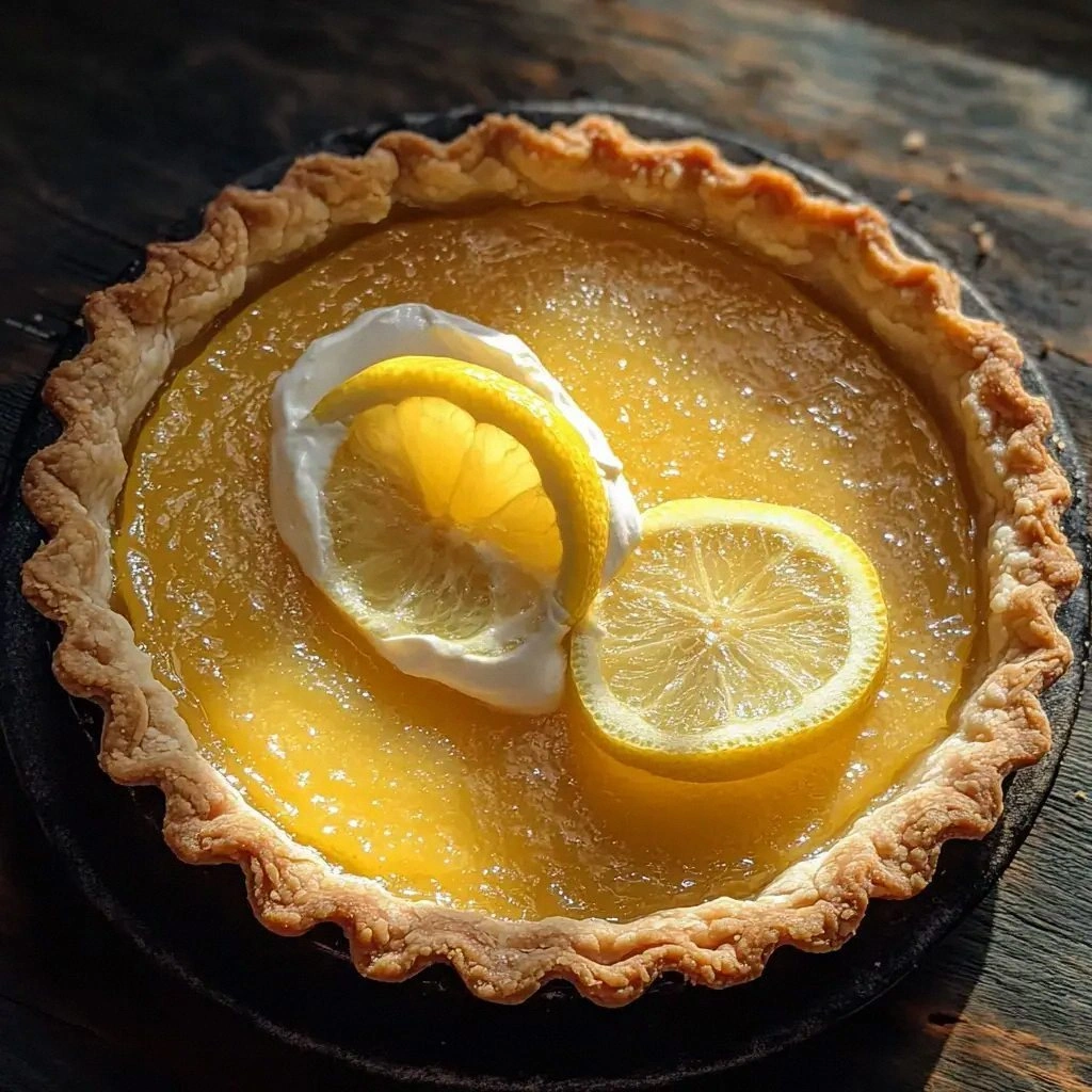 Lemon Tart with Fresh Cream