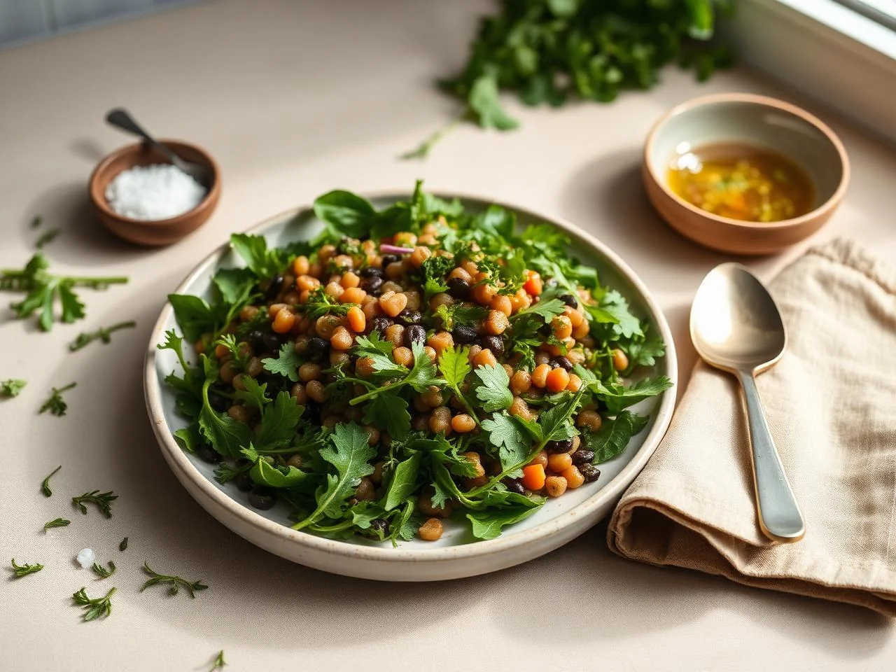 Lentil And Arugula Salad