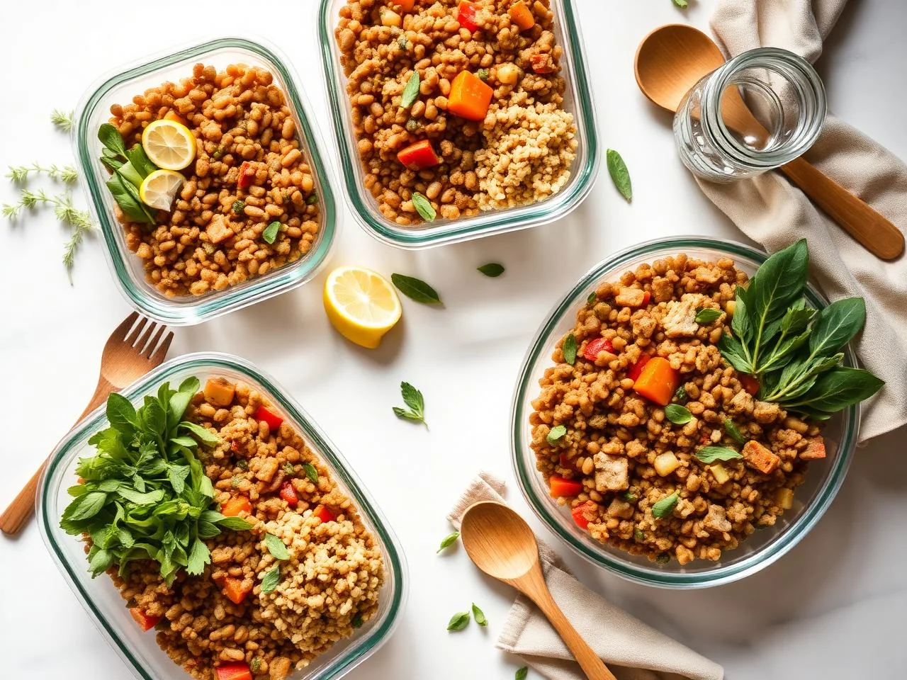 Lentil And Vegetable Bowl