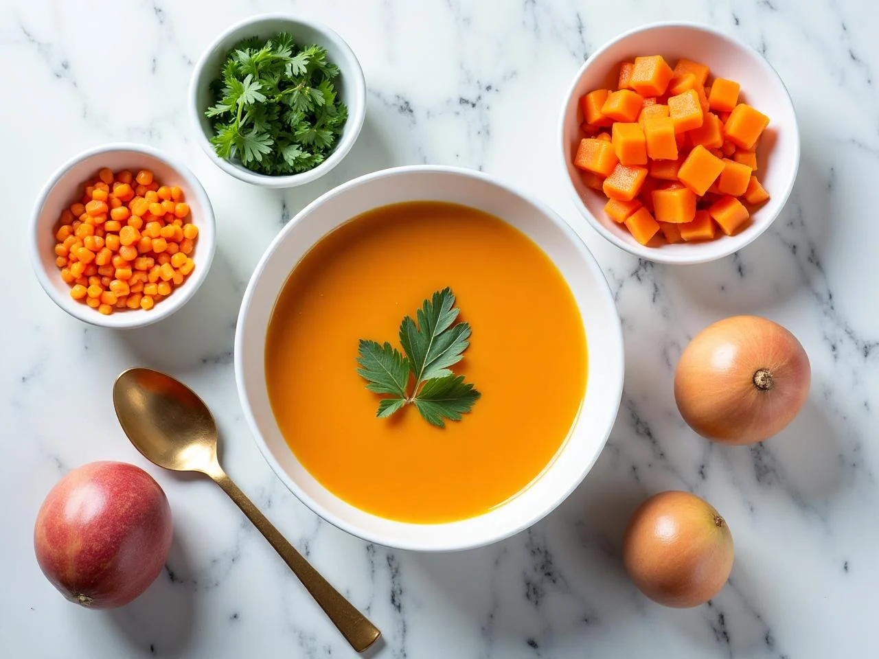 Ingredients for Lentil Soup