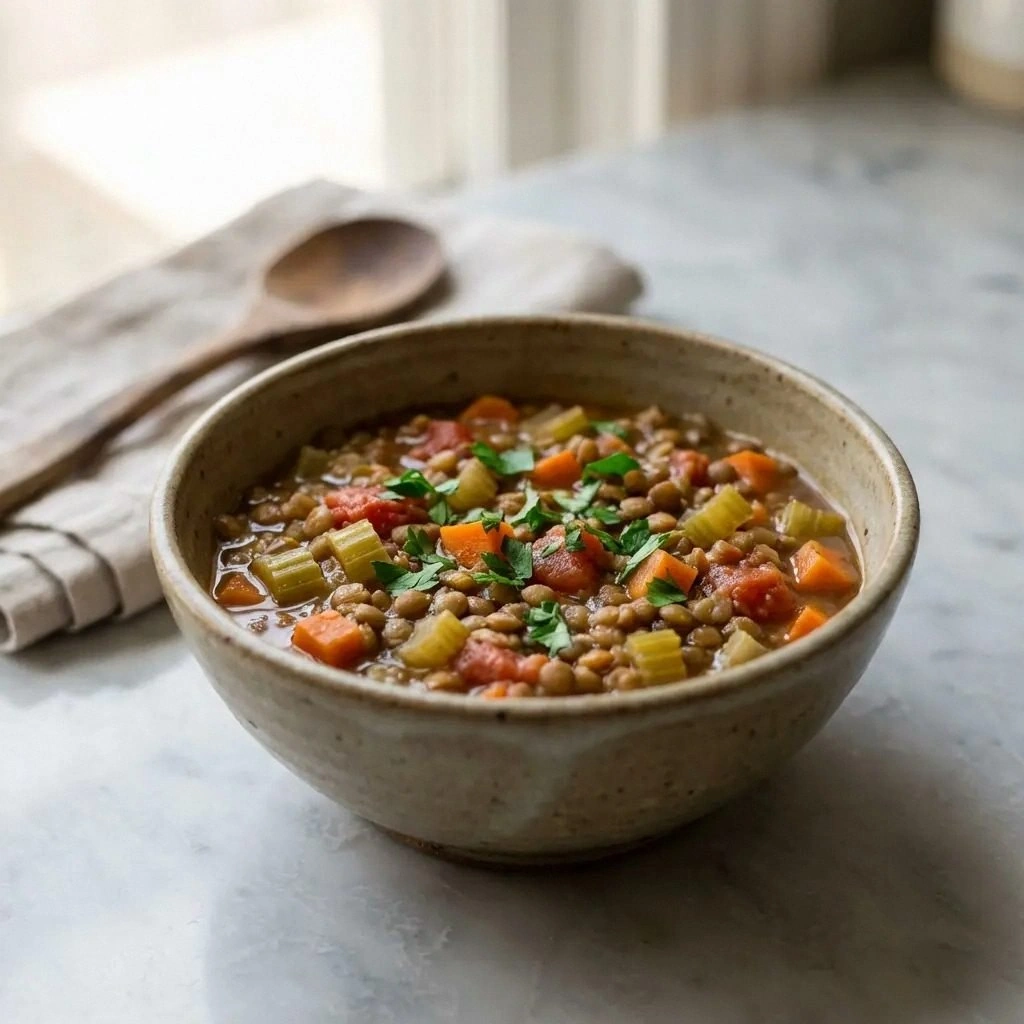 Lentil Vegetable Soup Recipe (
