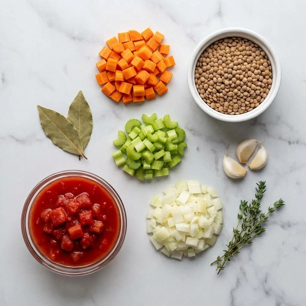 Lentil Vegetable Soup Recipe (