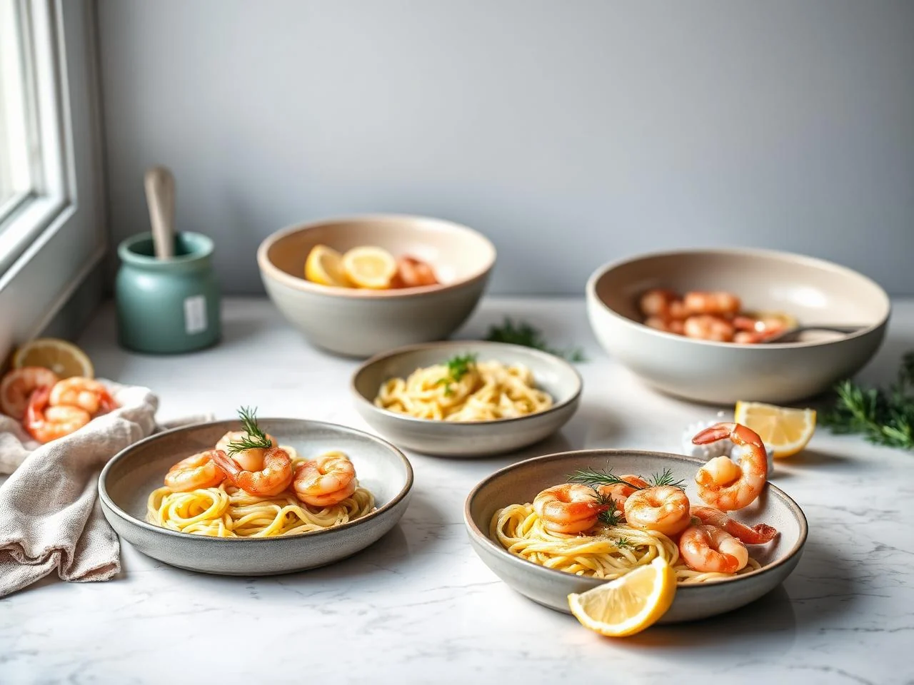 Linguine With Shrimp And Lemon