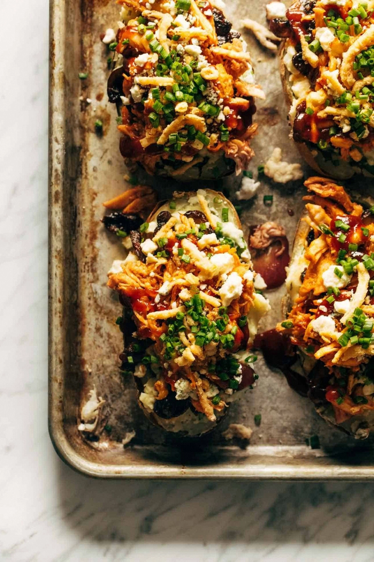 Loaded BBQ Baked Potatoes