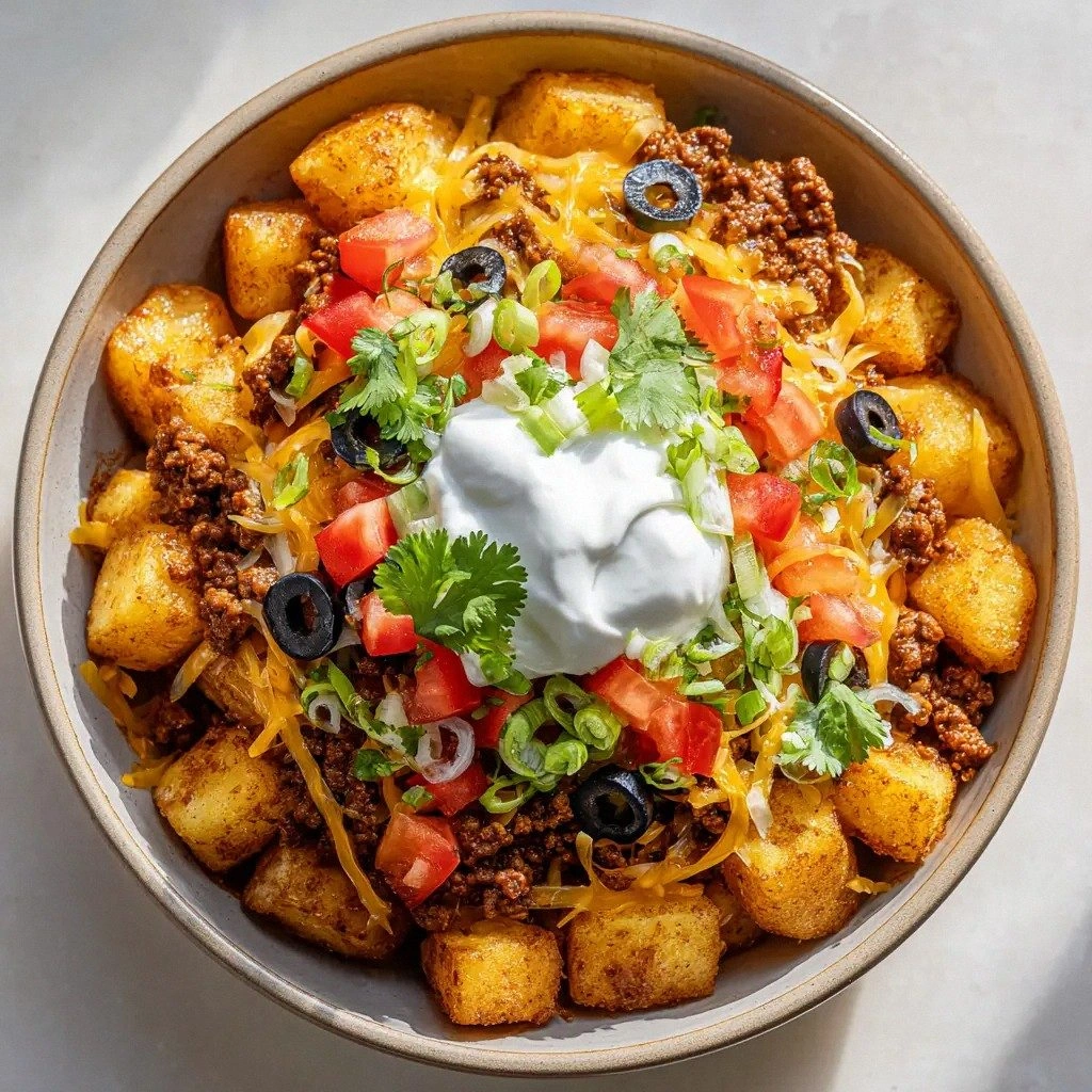 Loaded Taco Potato Bowls: Your