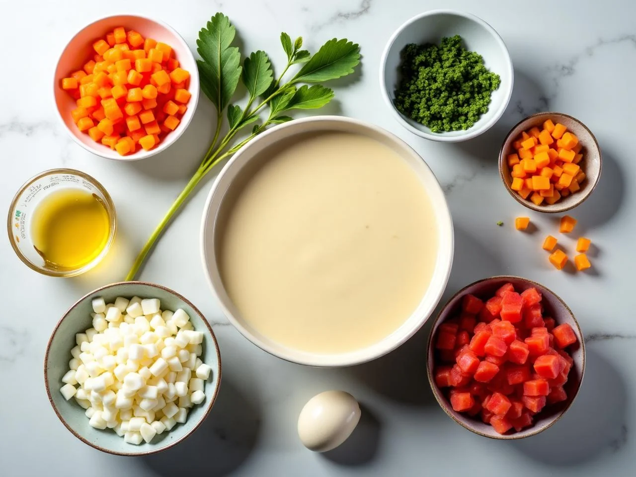 Ingredients for Lobster Chowder