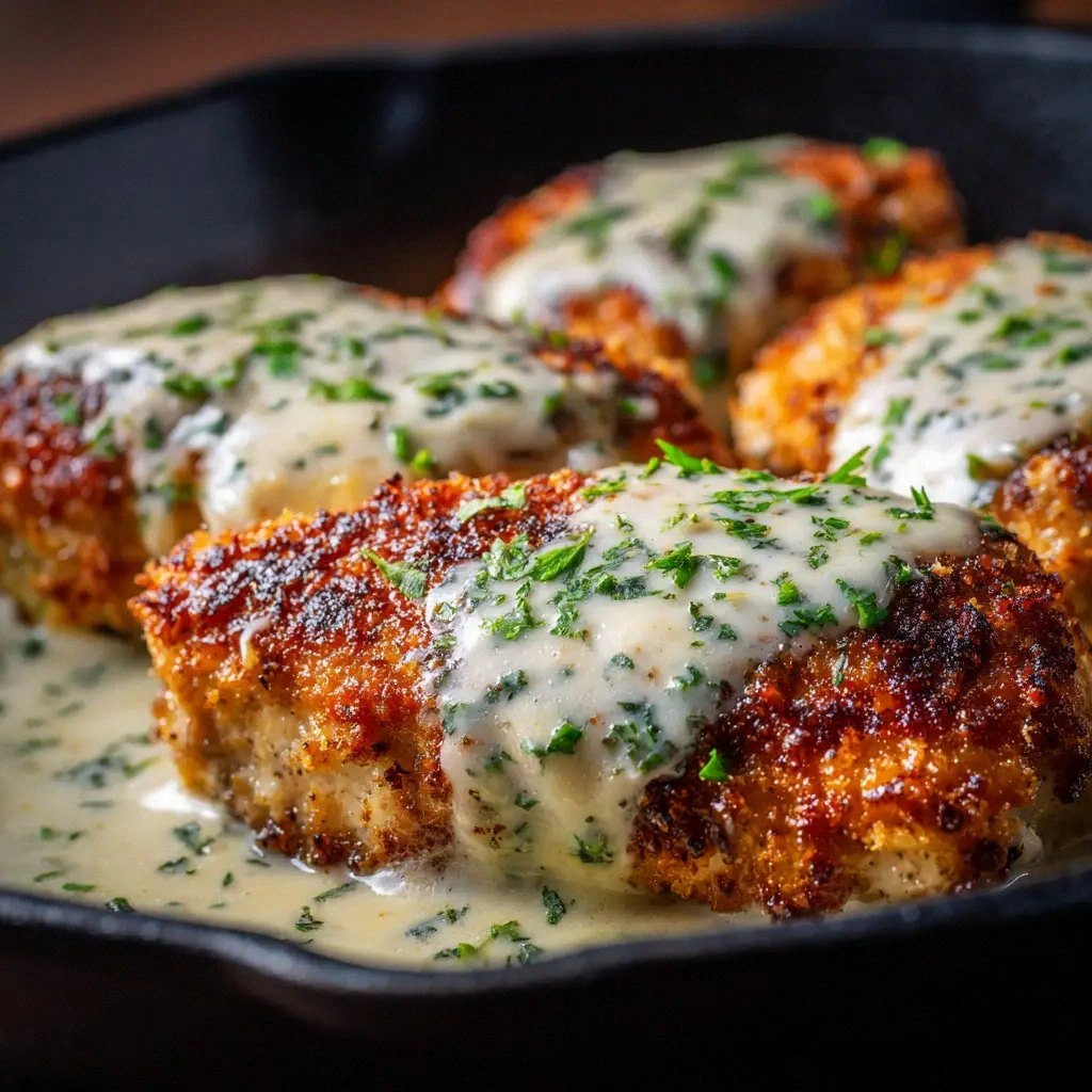 Longhorn Parmesan Crusted Chic