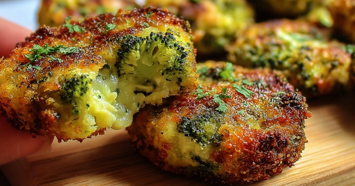 Low Carb Crispy Broccoli Chees