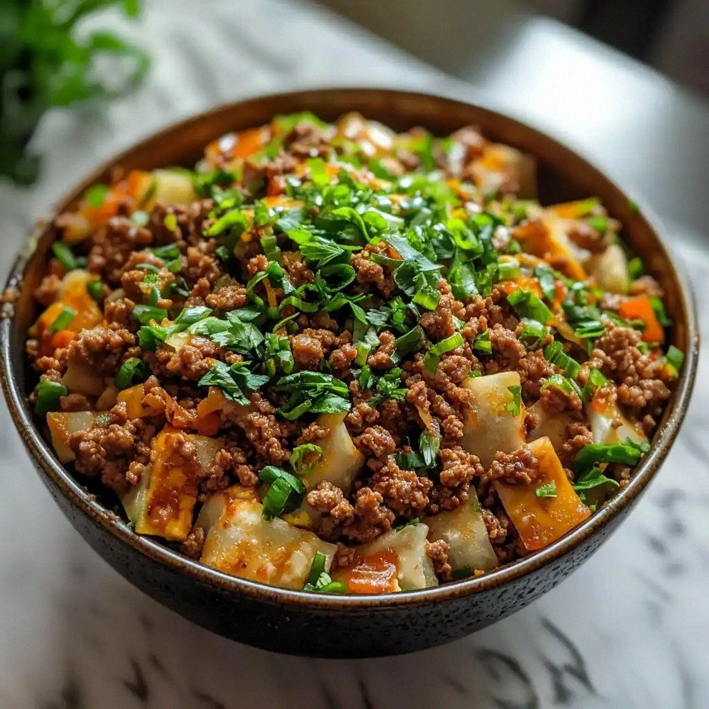 Low Carb Egg Roll in a Bowl (Q