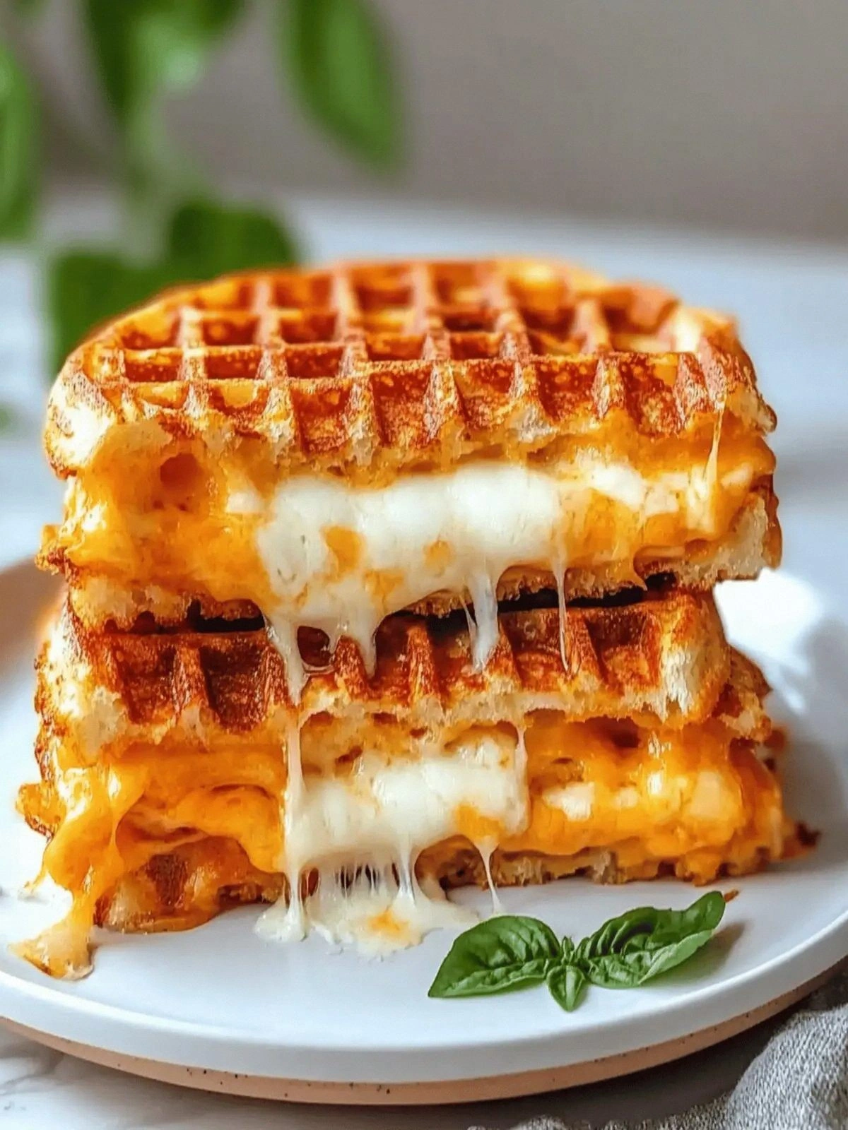 Low Carb Grilled Cheese Chaffl