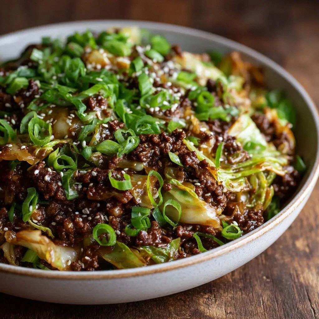 Low-Carb Mongolian Ground Beef