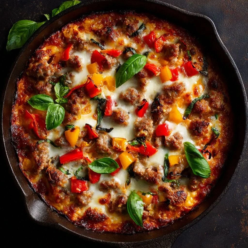 Low Carb Pizza Bowl (Quick & C