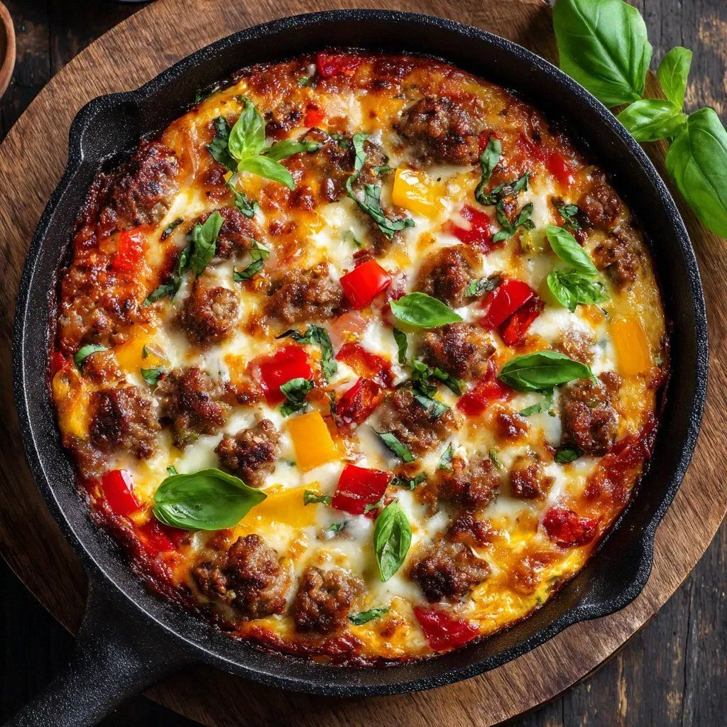 Low Carb Pizza Bowl (Quick & C