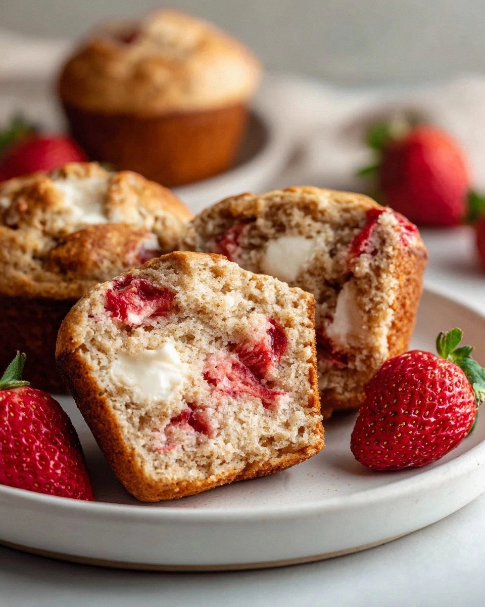 Low Carb Strawberry Protein Muffins – Bariatric Friendly!