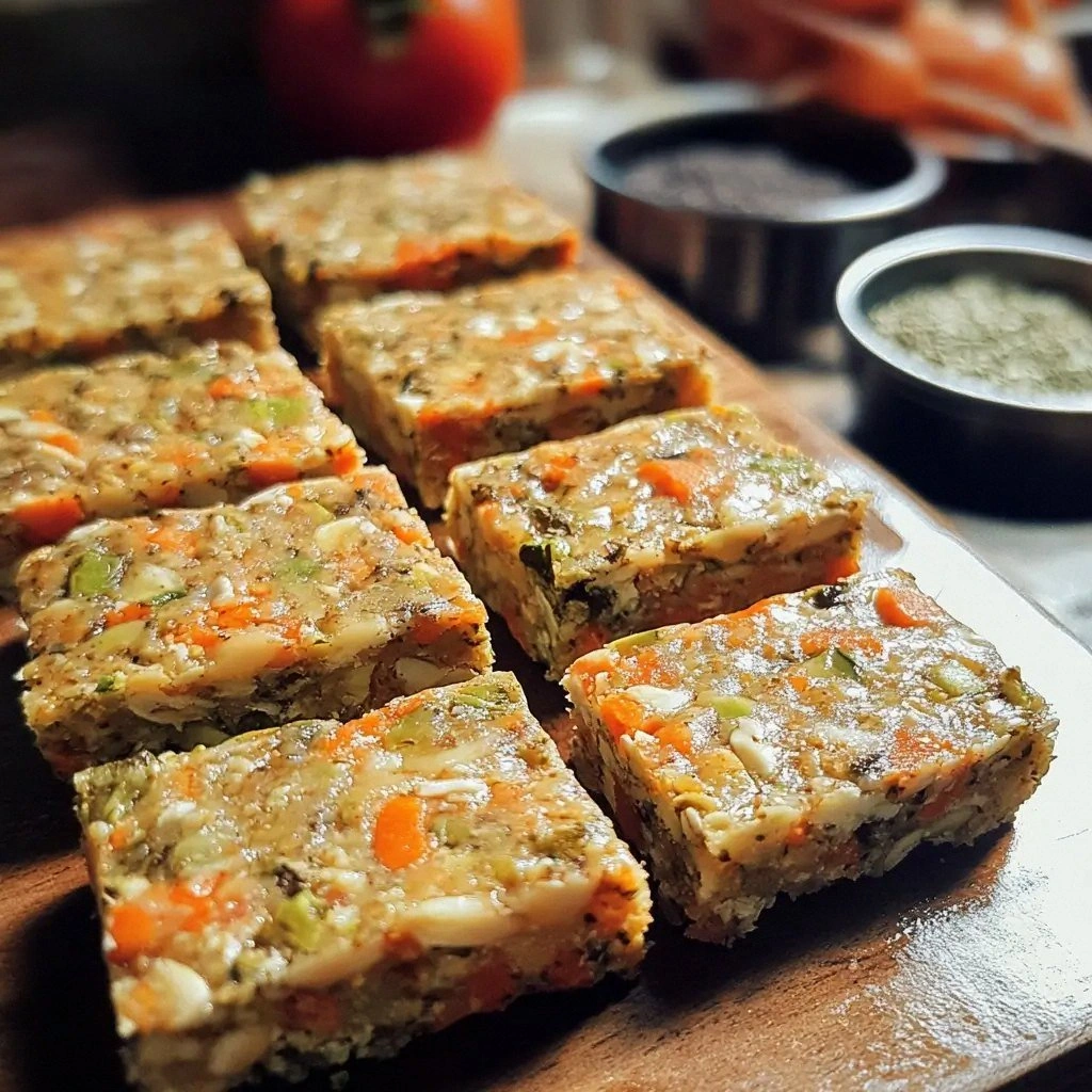 Low-Carb Veggie Breakfast Bars