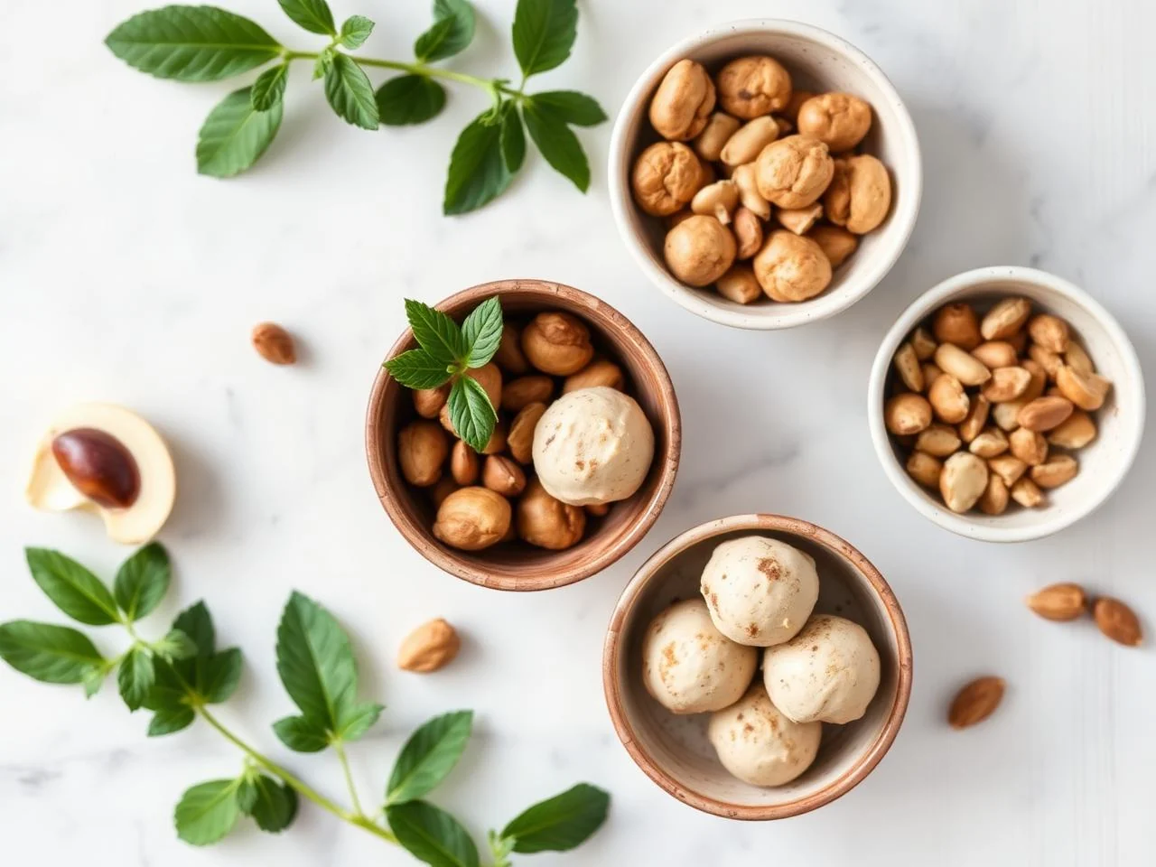 Ingredients for Macadamia Nut Fat Bombs