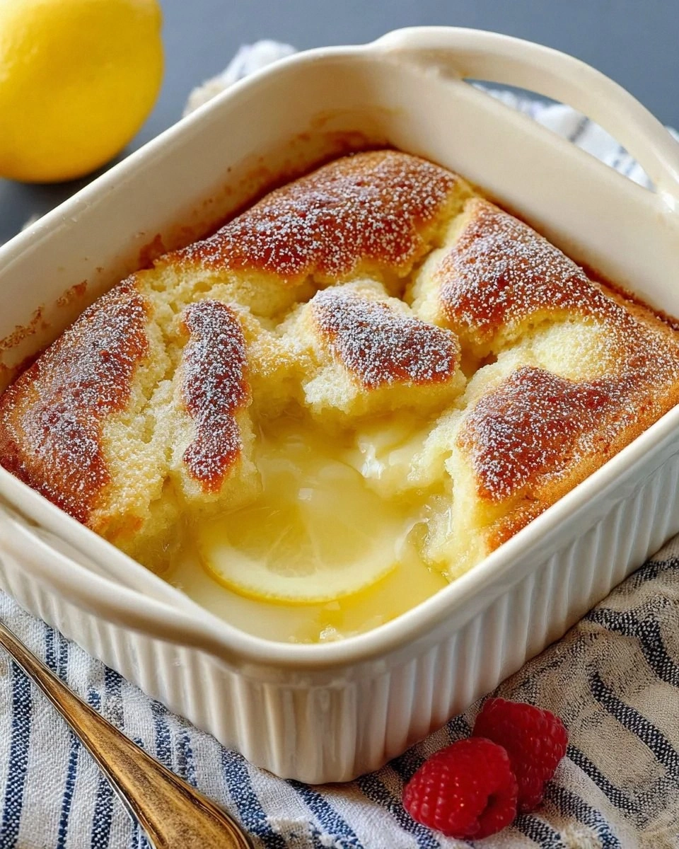 Magic Lemon Cobbler
