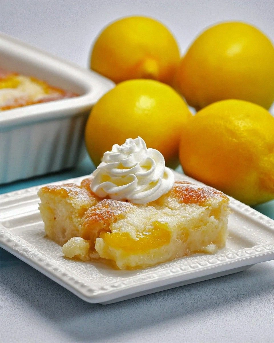 Magic Lemon Cobbler
