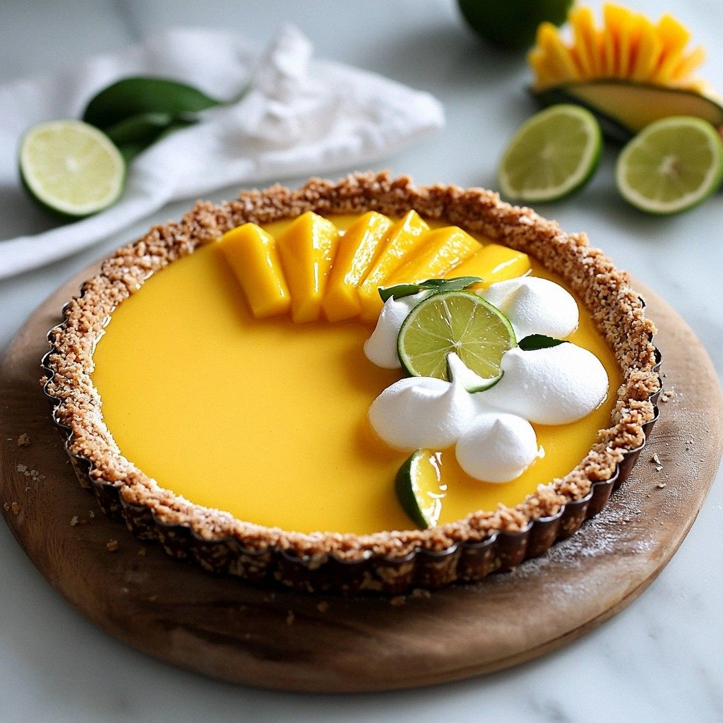 Mango Curd Tart