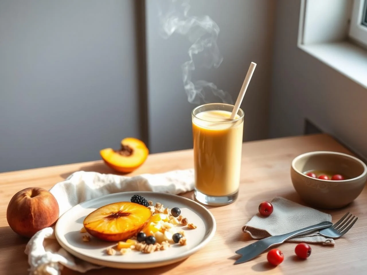 Mango Peach Smoothie