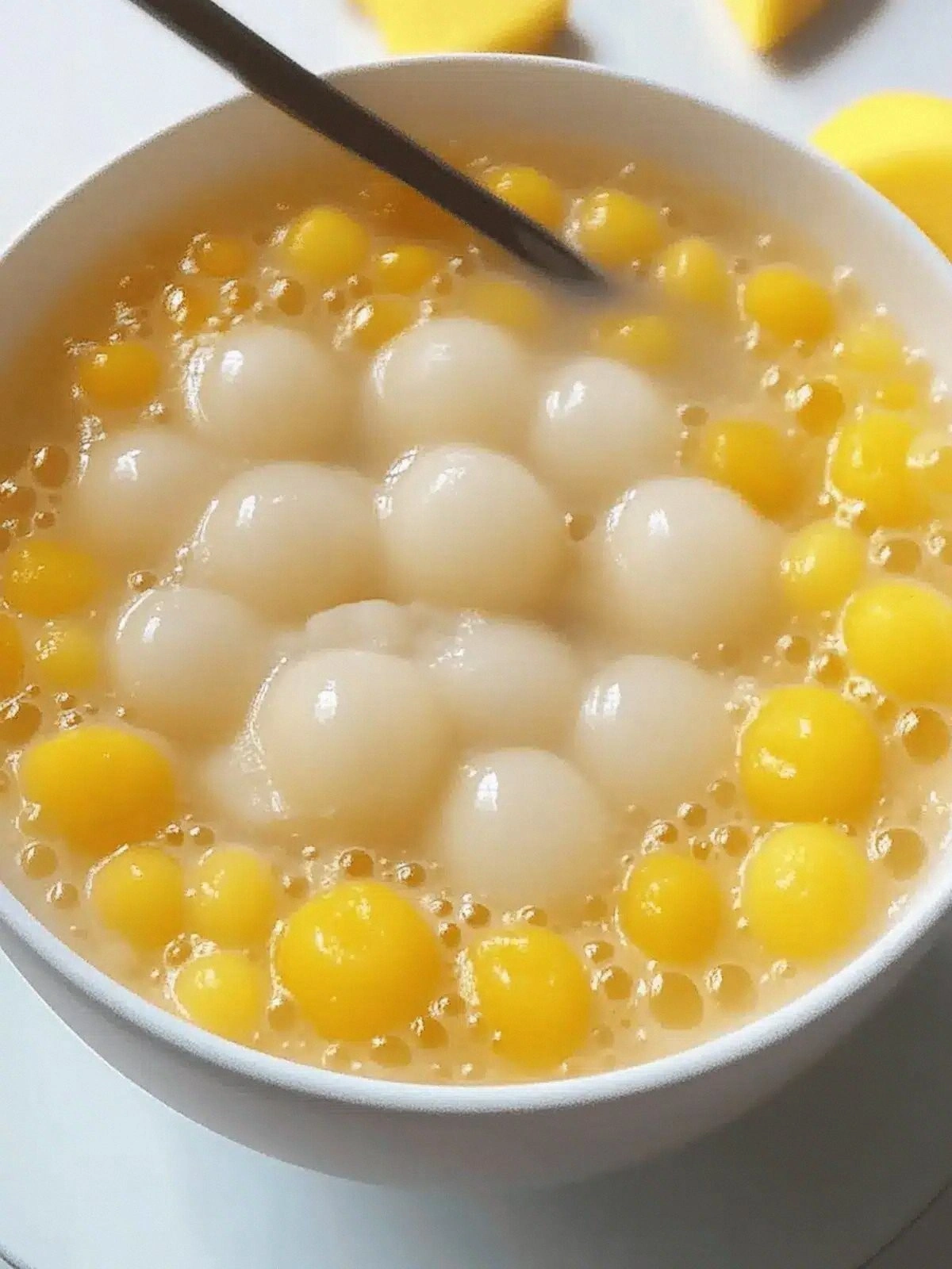 Mango Sago with Tang Yuan: A R