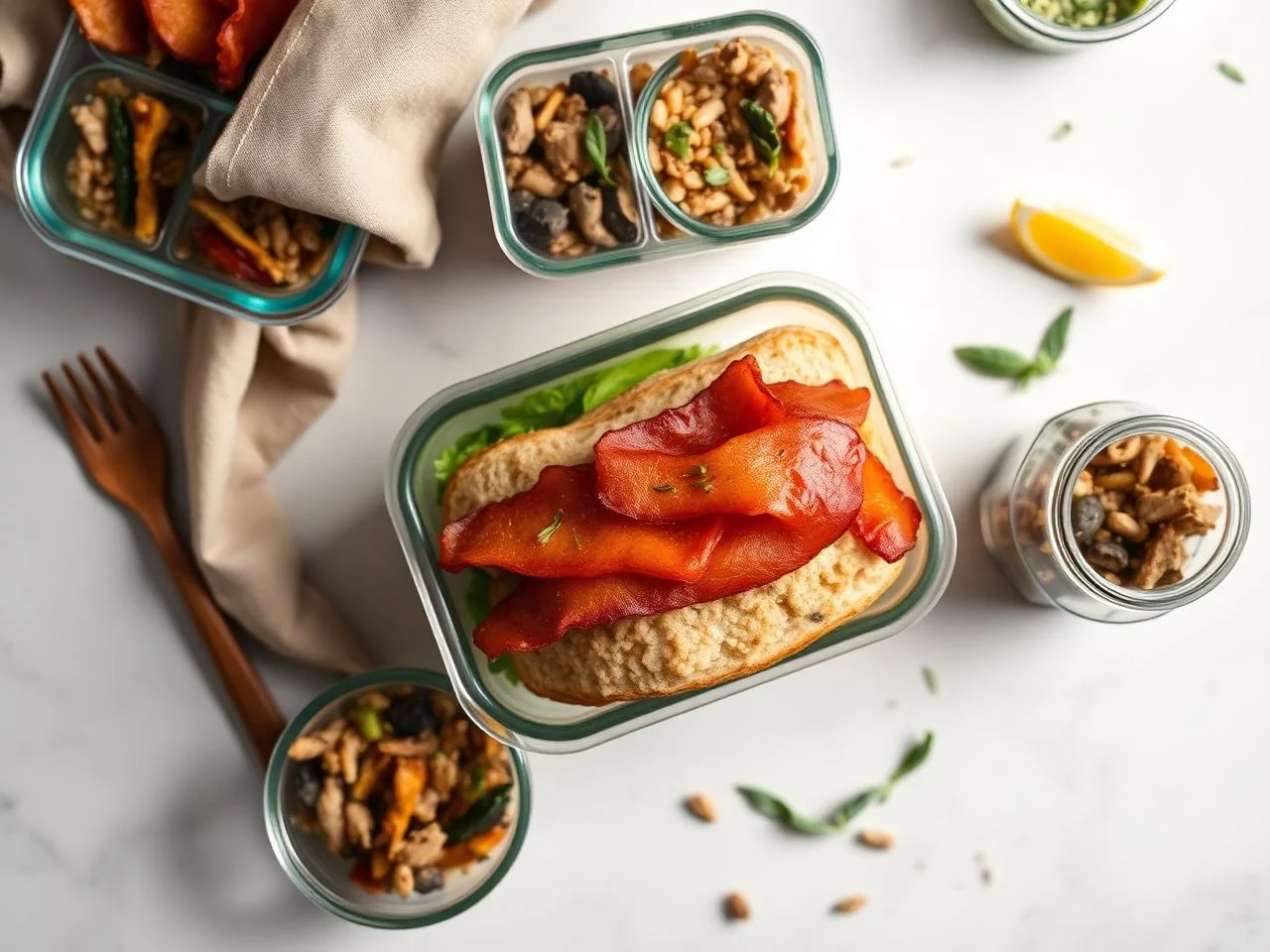 Maple Bacon Breakfast Sandwiches