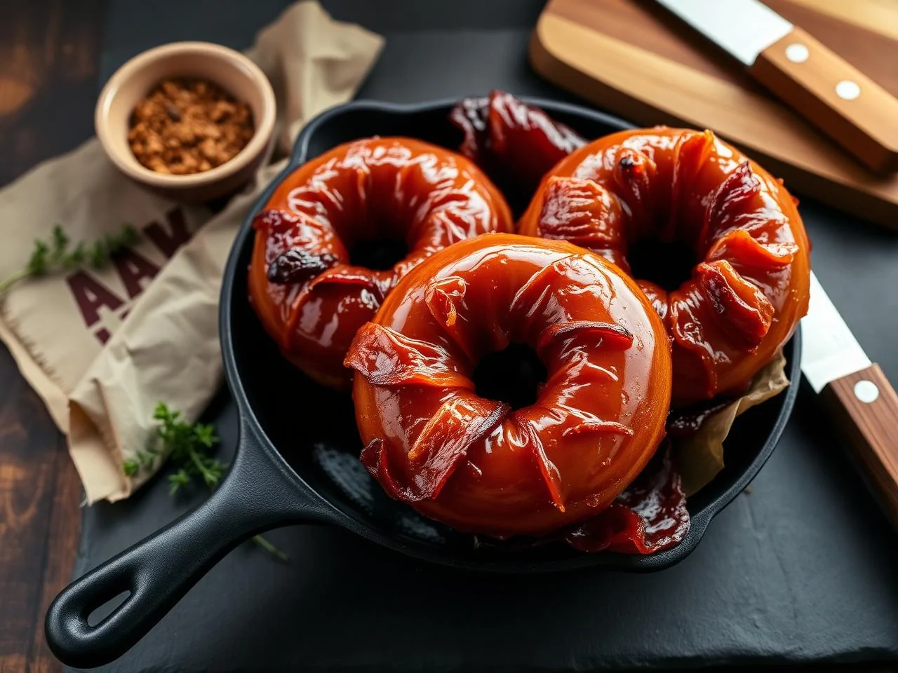 Maple Bacon Donuts