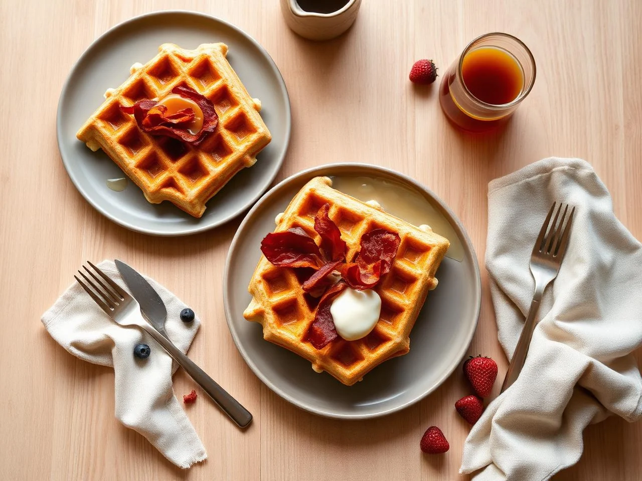 Maple Bacon Waffles