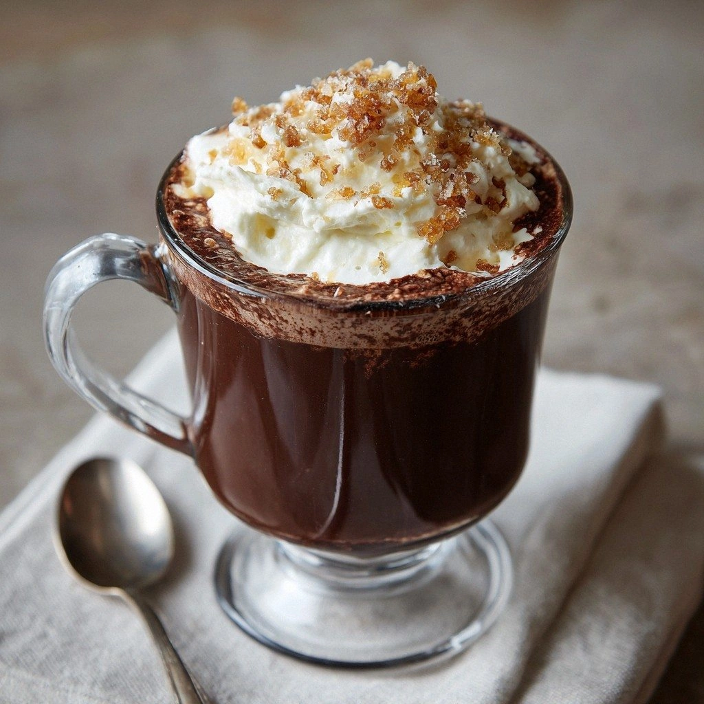 Maple Bourbon Hot Chocolate