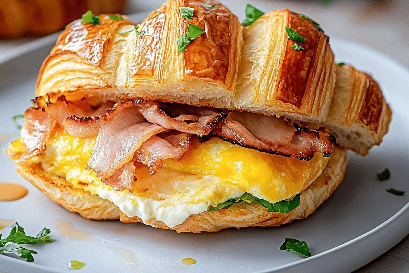Maple Mustard Croissant Breakf