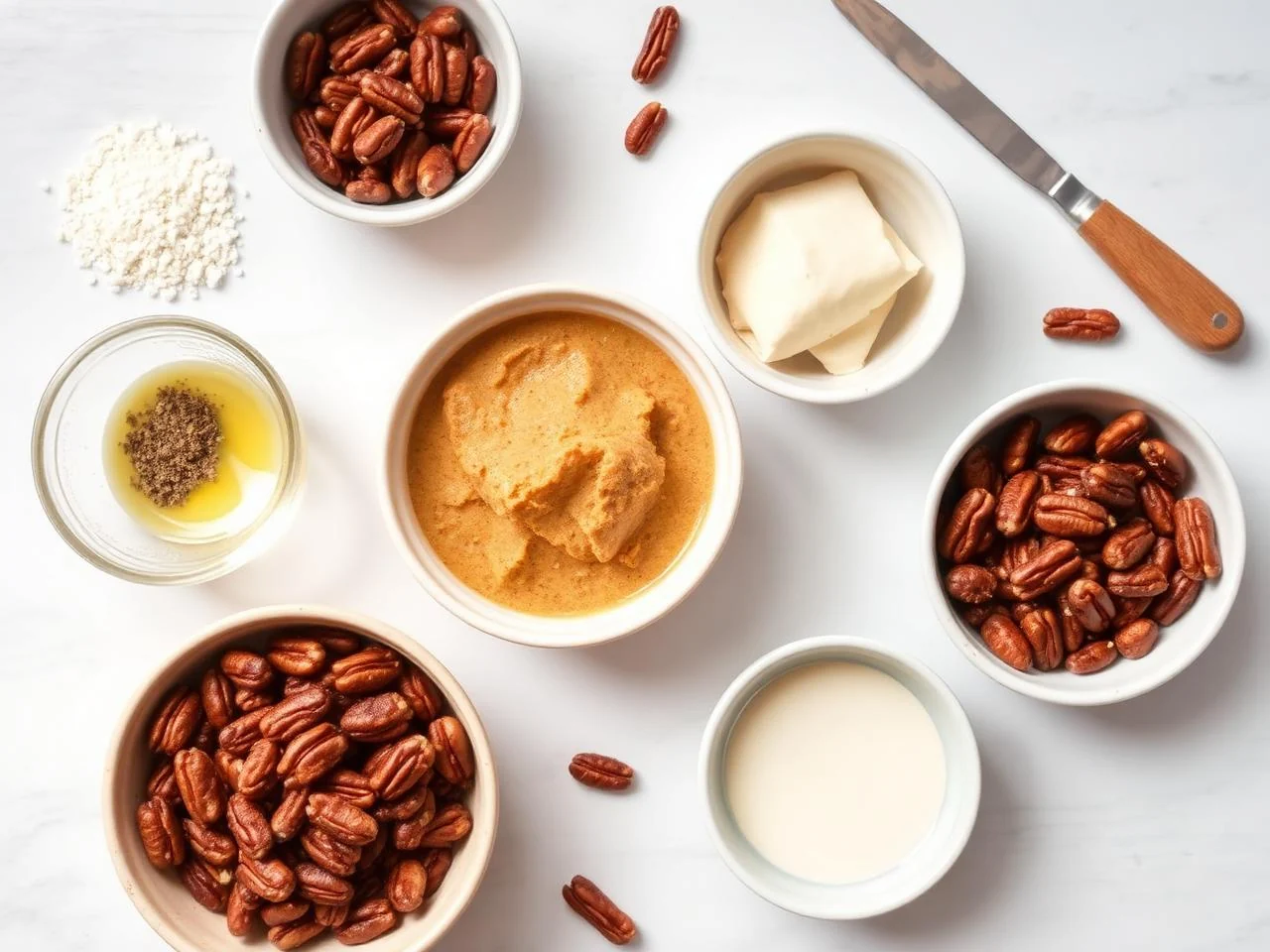 Ingredients for Maple Pecan Coffee Cake