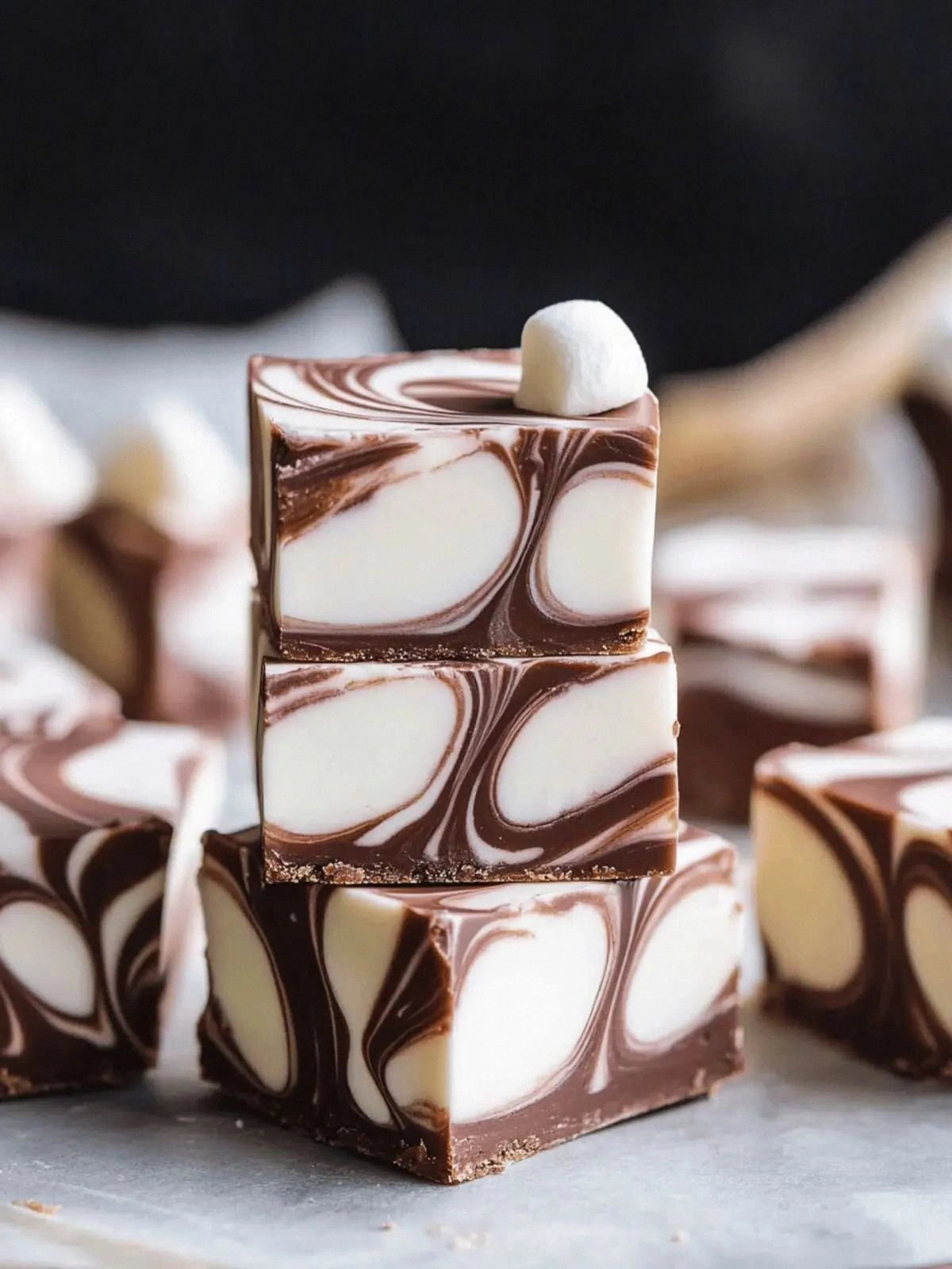 Marshmallow Swirl Fudge: Indul