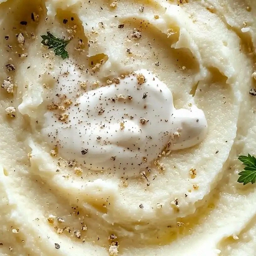 Mashed Cauliflower with Sour C