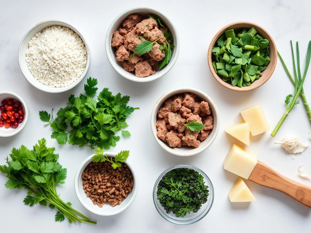 Ingredients for Meat Pie