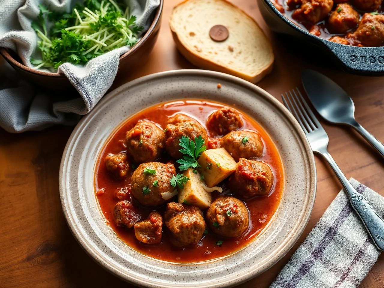 Meatball And Sausage Stew