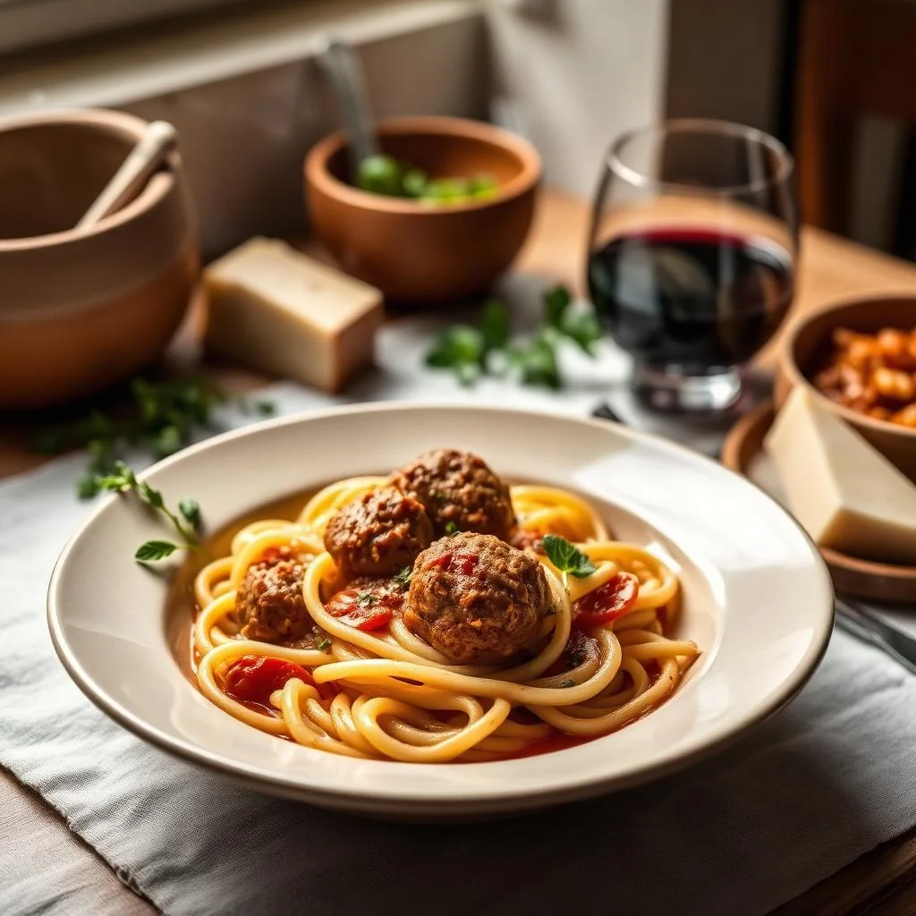 Meatball Pasta Soup