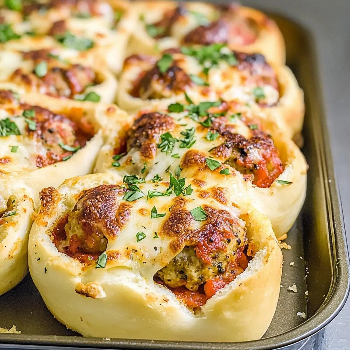 Meatball Stuffed Garlic Bread: Comfort Food at Its Finest