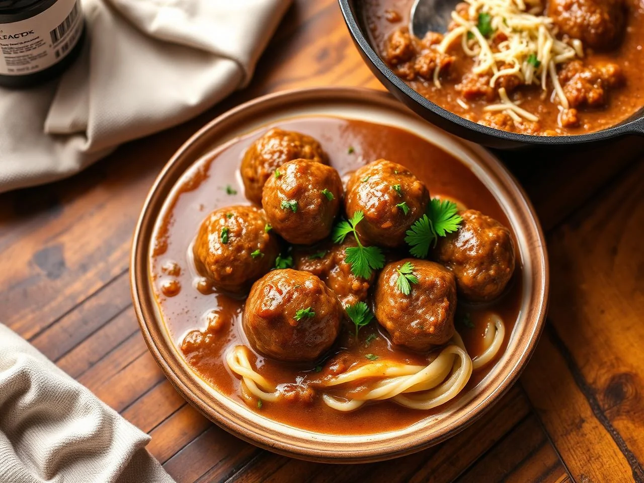 Meatballs And Gravy